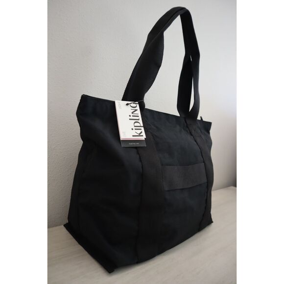 Kipling KIB9Z7-5EV Women's O/S Black/Camo Gray Era M Set Tote Bag w/Pouch - Picture 10 of 16